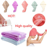 Hair Drying Towel Cap – Quick Dry, Soft & Absorbent Turban Wrap for Women | Anti-Frizz Hair Wrap Towel for Bathroom & Salon Use