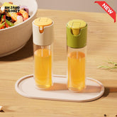 2-IN-1 SPRAY & POUR GLASS OIL BOTTLE – AUTOMATIC OPEN LID