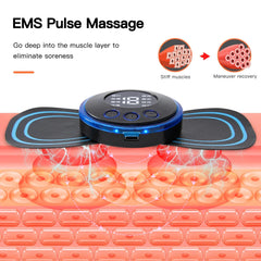 Wireless EMS Mini Body Massager – Portable Butterfly Massager For Blood Circulation & Pain Relief