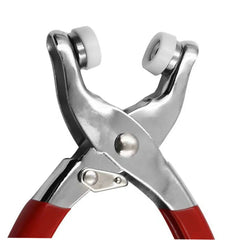Heavy Duty Eyelet Punch Plier Tool (With 50 Buttons)
