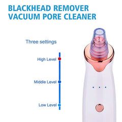 Derma suction Blackhead Remover Vacuum Acne Cleaner Black Spots Removal