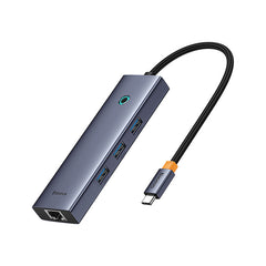 Baseus Flite Series 4-Port HUB (Type-C to USB3.0*3+RJ45*1)