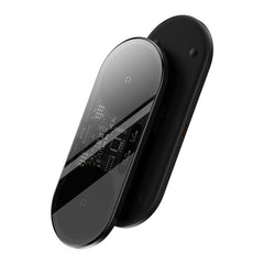 Baseus Digital LED Display 2 in 1 Wireless Charger 20W With Adaptor Black