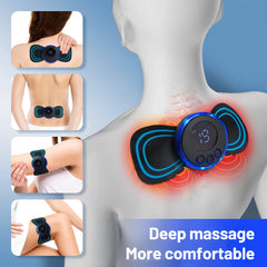Wireless EMS Mini Body Massager – Portable Butterfly Massager For Blood Circulation & Pain Relief