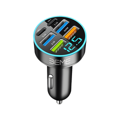 BEME FlashVolt 2C Car Charger PD Fast Charging With Digital Display