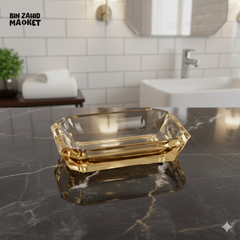 BATHMORE CRYSTAL ACRYLIC SOAP DISH - F4081A