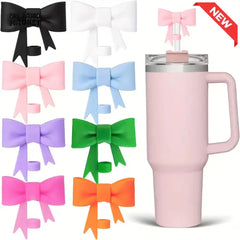 CHEEKSY STRAW CAPS - BIG BOW