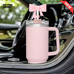 CHEEKSY STRAW CAPS - BIG BOW