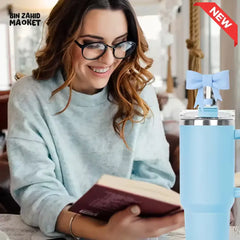 CHEEKSY STRAW CAPS - BIG BOW