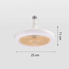 Ceiling Fan with LED Light & Remote 2-in-1, 30W for Bedroom & Living Room