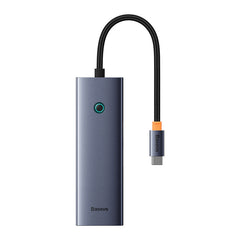 Baseus Flite Series 4-Port HUB (Type-C to USB3.0*3+RJ45*1）
