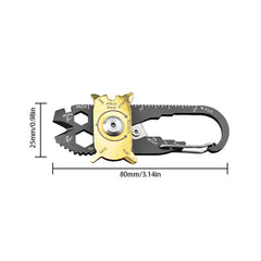 20-In-1 Stainless Steel Wrench Screwdriver Multi Tools Keychain