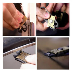 20-In-1 Stainless Steel Wrench Screwdriver Multi Tools Keychain