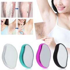 Crystal Hair Eraser - Magic Crystal Hair Remover, Painless Hair Removal With Epilator Mini Hair Remover For Men And Women Leg Arm Back Soft Smooth Silky Skin