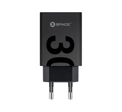 Space Dual Port PD + Quick Charge 3.0 Wall Charger + Cable