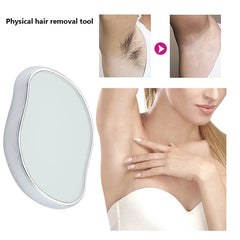 Crystal Hair Eraser - Magic Crystal Hair Remover, Painless Hair Removal With Epilator Mini Hair Remover For Men And Women Leg Arm Back Soft Smooth Silky Skin