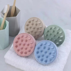 1 Piece Scalp Massager Shampoo Brush – Silicone Hair Scalp Scrubber for Deep Cleaning & Relaxing Massage (Multicolor, Pack of 1)
