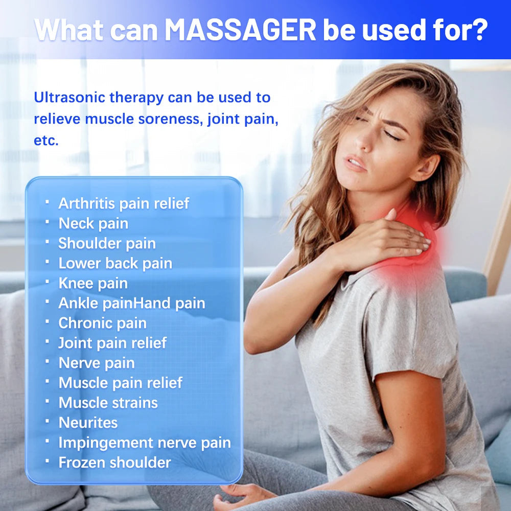 Wireless EMS Mini Body Massager – Portable Butterfly Massager For Blood Circulation & Pain Relief