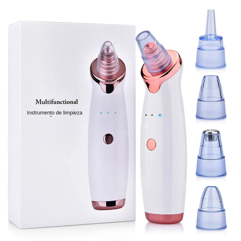 Derma suction Blackhead Remover Vacuum Acne Cleaner Black Spots Removal