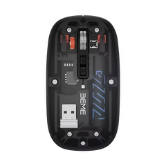 BEME Explorer Mouse 2 Transparent Dual-Mode Wireless Mouse (2.4G + BT 5.2)
