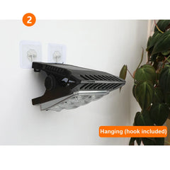 LED Solar + Type-C Charging Clamp Light with Motion Sensing