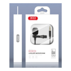 Lavalier 5 Meter Long Mic For Smart phones Mobile PC Laptop Pro Wired Mic 3.5mm Microphone Collar for Voice Recording Lapel Mic For DSLR Recorder