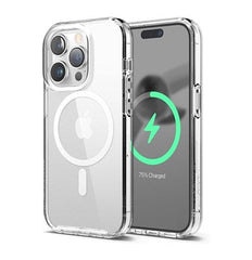 YOUKSH Apple iPhone 14 Pro Transparent Mage Safe Case | Shock Proof Cover