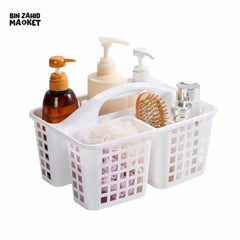 BATH & SHOWER SUPPLIES CADDY – LARGE CAPACITY COSMETICS STORAGE BASKET