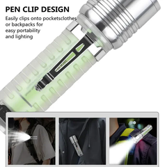 Multifunctional Zoom Flashlight With Currency Checker