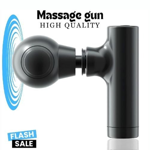 Rechargeable Facial Gun Massager – Compact Skincare Device with Type-C Charging, ABS Plastic, Portable & Easy-to-Use for Relaxing Face