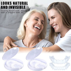 Snap On Braces Teeth For Men And Women Moldable False Artificial Braces Teeth Kits Snap On Smile