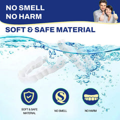 Snap On Braces Teeth For Men And Women Moldable False Artificial Braces Teeth Kits Snap On Smile